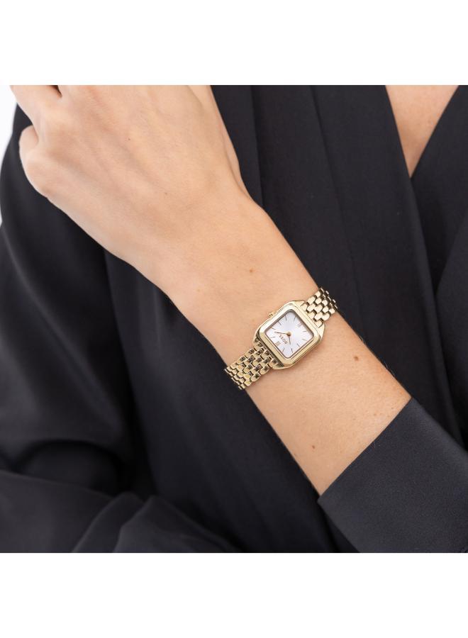 بوس ساعة كوارتز بعقارب وسوار من الفولاذ المقاوم للصدأ - Image 5